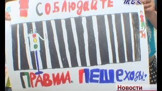 Профильная смена «Светофор» в школе № 11 Искитима завершилась акцией