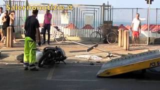 Salerno: moto travolge ed uccide pedone sul Lungomare Marconi