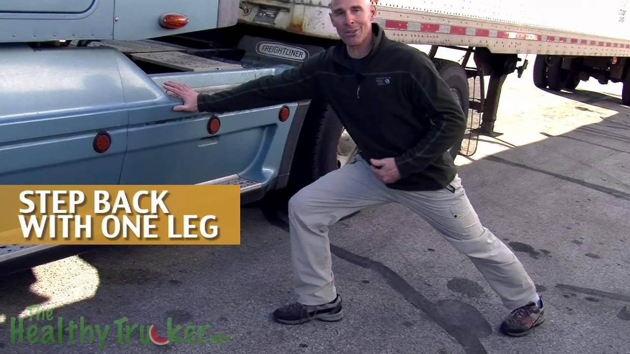 Truck Driver Lower Back With Stretching - Exercise for Truck Drivers ...