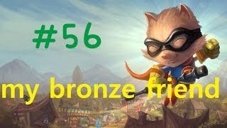 my Bronze 5 friend #56 bronze game 7 애쉬 최장거리궁 ashe 30's stun(League of Legends) HD