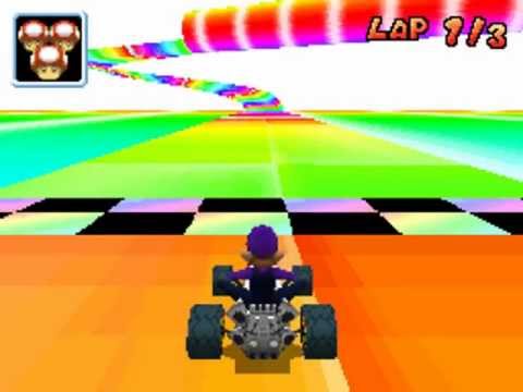 Mario Kart DS Action Replay Codes: Rainbow dokan_course