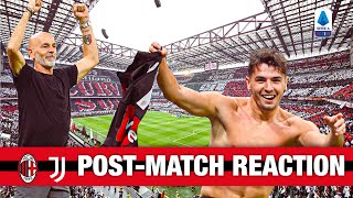 Pioli and Díaz post-match reactions | AC Milan v Juventus