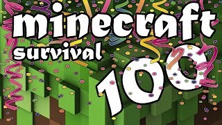 Minecraft Survival - Aflevering 100 "HONDERD!"