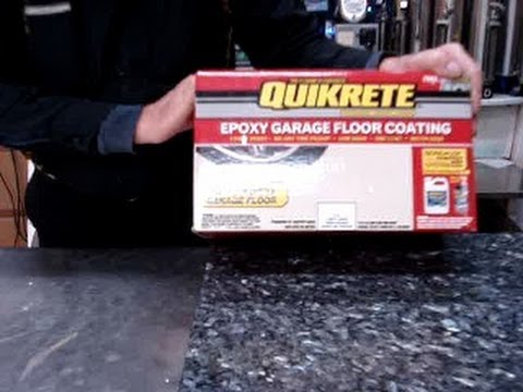 Quikrete Epoxy Garage Floor Coating Video