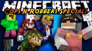 Minecraft Mini-Game : COPS N ROBBERS! (VIDEO GAME SPECIAL!)