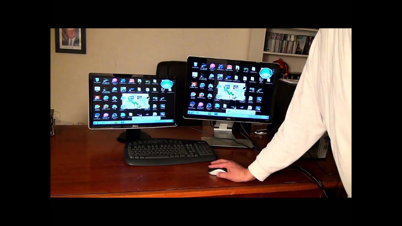 how to use monitor and laptop screen