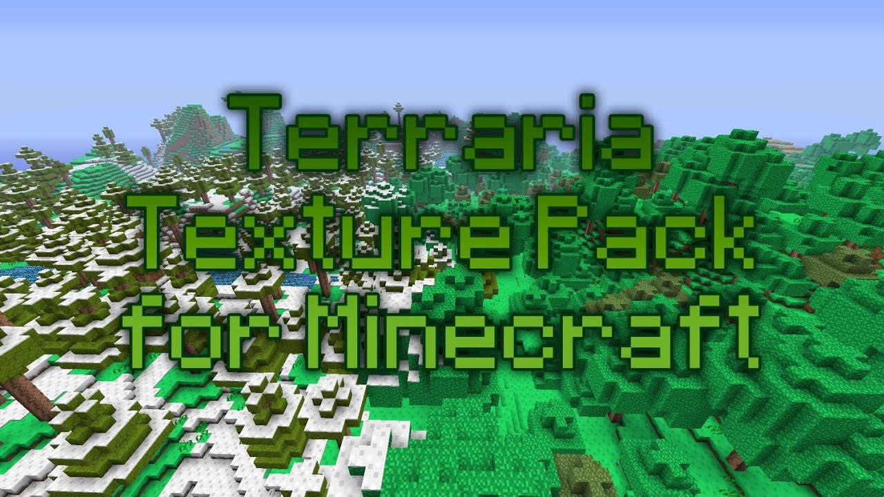 Terraria texture pack for Minecraft - YouTube