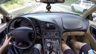 1997 Eagle Talon TSI AWD 16G Turbo 23 PSI Driving on the highway