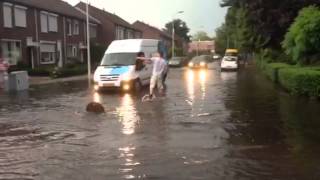 Noodweer in Weert - 23 juli 2013