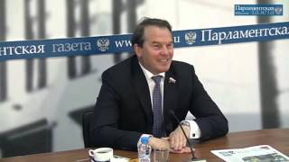 Встреча Игоря Морозова с парламентскими журналистами