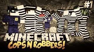 Minecraft COPS AND ROBBERS - UCIECZKA Z WIEZIENIA! [#1]