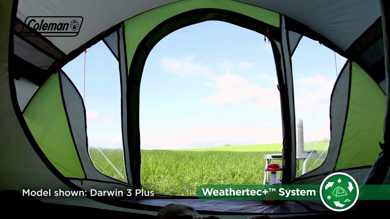 Coleman® Darwin 2 Plus Weekend Camping Tent YouTube