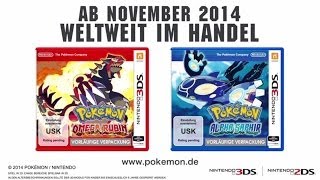 Pokémon Omega Rubin und Pokémon Alpha Saphir -- November 2014!