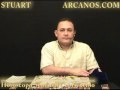 Video Horóscopo Semanal CAPRICORNIO  del 7 al 13 Marzo 2010 (Semana 2010-11) (Lectura del Tarot)