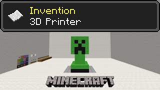 3D Printer With 16 Colors - Minecraft Invention