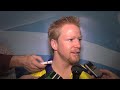 2011 Ford World Men's Curling Championship - Draw 7 Media Scrum
