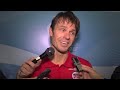 2011 Ford World Men's Curling Championship - Draw 7 Media Scrum