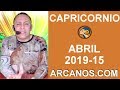 Video Horscopo Semanal CAPRICORNIO  del 7 al 13 Abril 2019 (Semana 2019-15) (Lectura del Tarot)