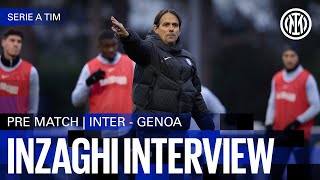 SIMONE INZAGHI | PRE-MATCH INTERVIEW | INTER vs GENOA 🎙️⚫🔵??