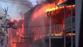 Incendie rue Ste Angèle 23 juillet 2013