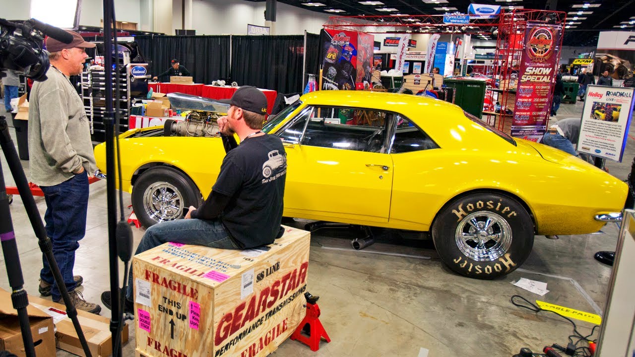 REPLAY: RoadKill Live! Day 1 - Crusher Camaro Engine Swap at PRI - YouTube