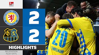 Late drama in stoppage time! | BRAUNSCHWEIG — SAARBRÜCKEN | Highlights | Relegation Play-Offs