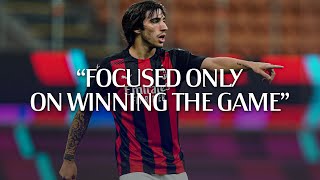 Interview | Tonali: "Focused only on winning the game" | Rio Ave v AC Milan
