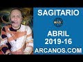 Video Horscopo Semanal SAGITARIO  del 14 al 20 Abril 2019 (Semana 2019-16) (Lectura del Tarot)