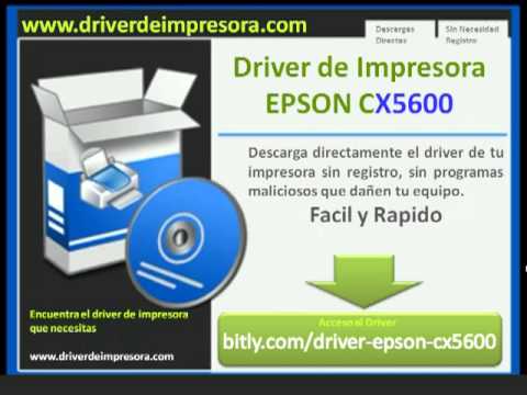 Descargar Driver de Impresora Epson cx5600 - YouTube