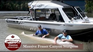 19 Year Old Tourist Catches a Prehistoric Giant Fish on the Fraser River