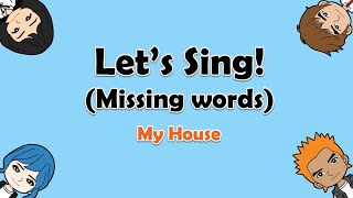 My Home, English on Tour Unit 3-2, Rooms and Furniture in the house, Missing words