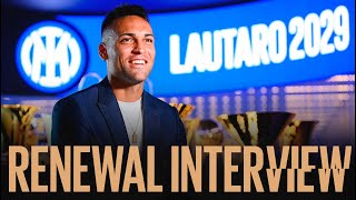 LAUTARO MARTINEZ | RENEWAL INTERVIEW 🎤⚫🔵?? #Lautaro2029