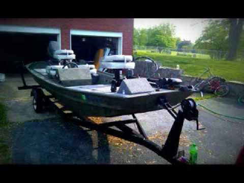 16ft jon boat conversion - YouTube