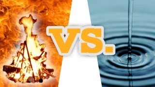 Feuer vs. Wasser