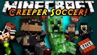 Minecraft Mini-Game : CREEPER SOCCER!