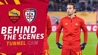 BEHIND THE SCENES 👀? | Roma v Cagliari | Tunnel CAM 2021-22