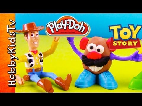 PLAY-DOH Mr. Potato Head Playset Mrs. Potato Head, Woody, Hamm [Toy
