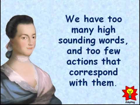 Creative Quotations from Abigail Adams for Nov 11 - YouTube