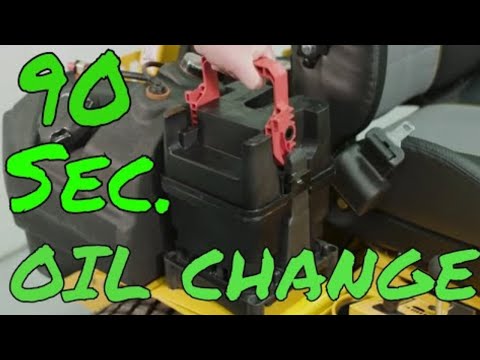 Oil Change In 90 Seconds?!?! AMAZING