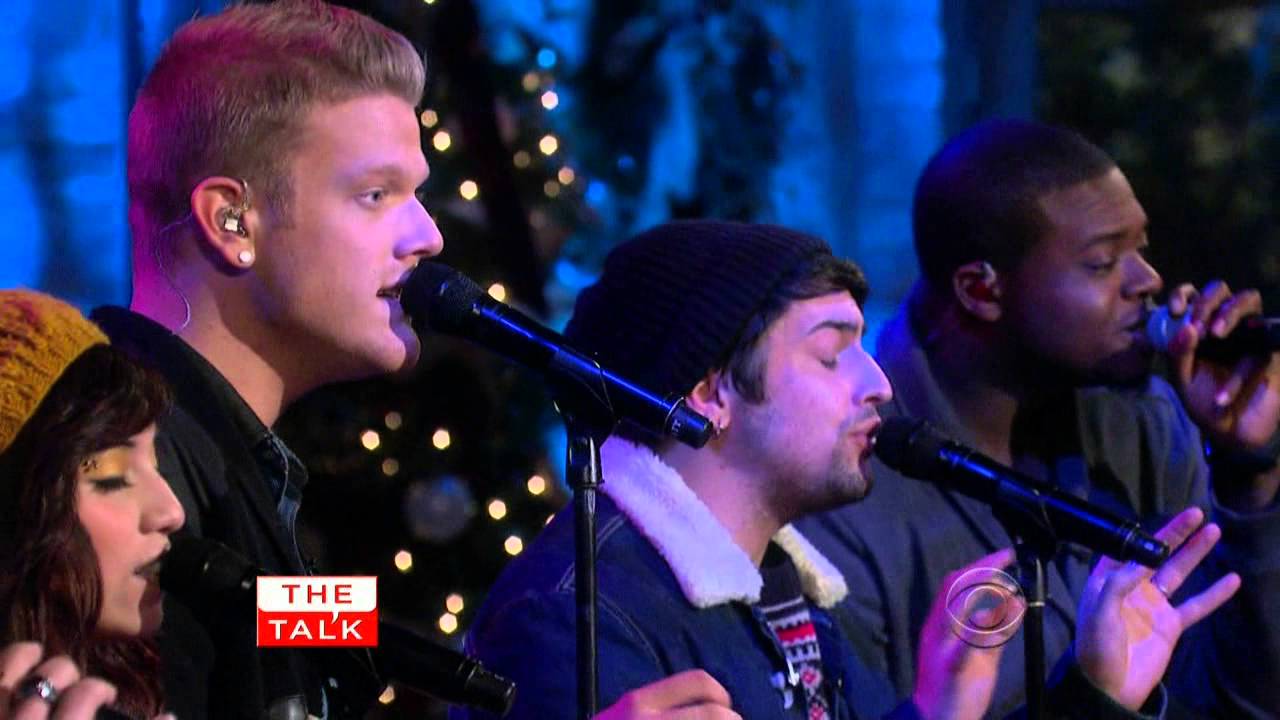 pentatonix on the talk carol of the bells youtube you tube pentatonix christmas