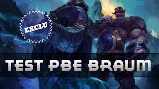 BRAUM TEST PBE, LE SUPPORT MOUSTACHU - Gameplay FR S4