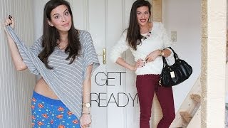 GET READY WITH ME: Starte in den Tag mit mir | OOTD, Make Up & Frühstück | Morgenroutine