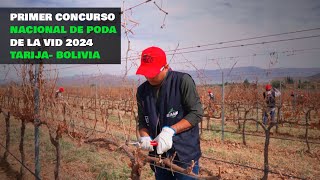 Primer Concurso Nacional de Poda de la Vid en Bolivia