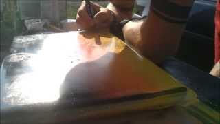 Amazing Laptop Spray Painting