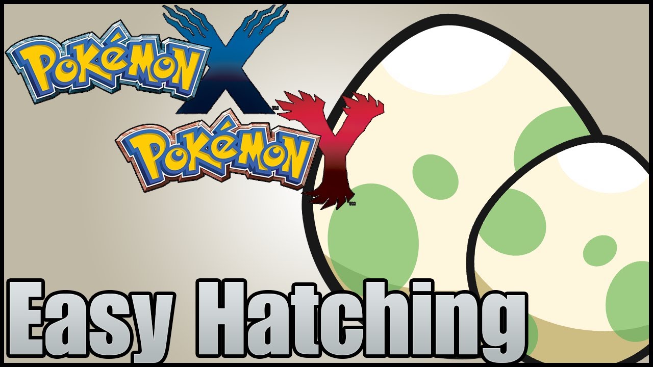 Pokemon X &amp; Y - Easy Egg Hatching [Use Paper] - YouTube