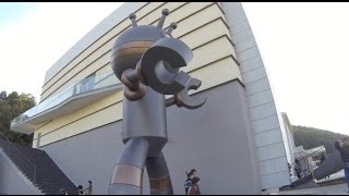 アンパンマンミュージアムのプロムナード　Promenade of Anpanman Museum.