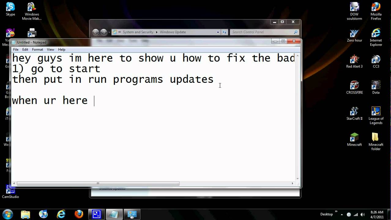 UPDATING THE VIDEO CARD DRIVERS FOR MINECRAFT