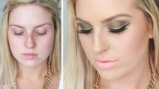 Chit Chat GRWM ♡ Glamorous Khaki Green, Gold & Neon Peach!