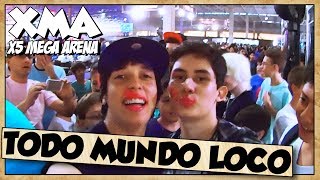 DANÇA e BEIJINHO NO OMBRO - X5 MEGA ARENA VLOG