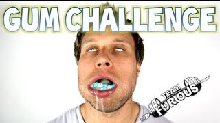 The Gum Challenge *Warning: Gross Factor* | Furious Pete